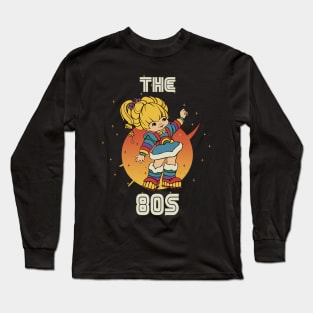 80s girl retro Long Sleeve T-Shirt